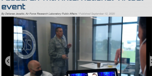 Col. Timothy Lawrence, director of AFRL's Information Directorate at Rome, N.Y., speaks during the “Million Dollar International Quantum U Tech Accelerator” event that took place Sept. 1-3.