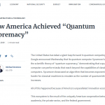 How America Achieved “Quantum Supremacy”