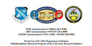 AFOSR Announcement # FOA-AFRL-AFOSR-2020-0002