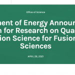 DOE QIS Fusion Awards Cover