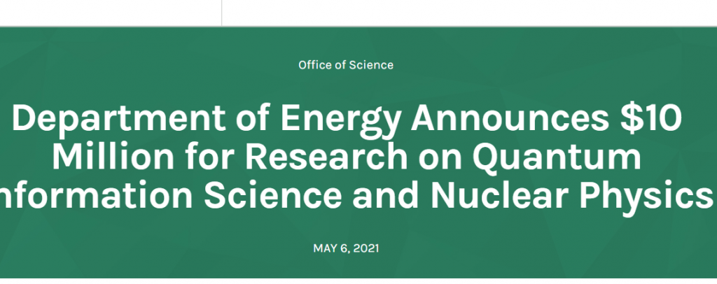 DOE Funding Cover Image