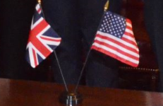 UK and US flags