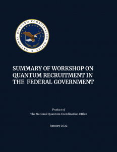 Workshop on Quantum Recruitment in the Federal Government
